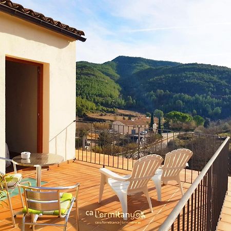Hostal Ca L' Ermitanyo- Casa Torre Blanca Súria Exterior foto